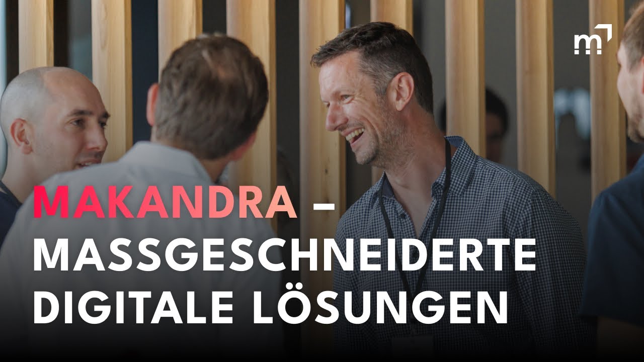 Titelbild eines Werbevideos mit den Worten: Makandra - maßgeschneiderte digitale Lösungen