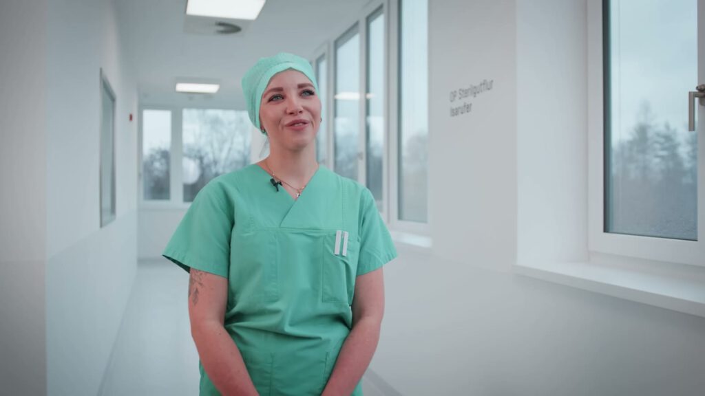 Real Experience · Szene 2 aus dem Filmprojekt „OTA für 17 OP-Säle: Maximale Chancen“ Filmstill 2 aus „OTA für 17 OP-Säle: Maximale Chancen“ für München Klinik