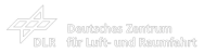 Weißes Logo vom Deutschen Zentrum für Luft- und Raumfahrt