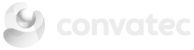 Weißes Logo von Convatec