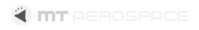 Weißes Logo von mt aerospace